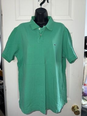Vineyard Vines Men’s Cotton GreenPolo Shirt